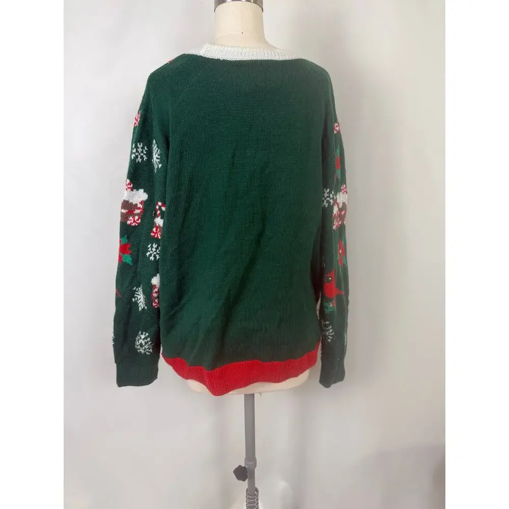 Holiday‎ 2XL Ugly Christmas Unisex Sweater Business Casual Party Cardigan